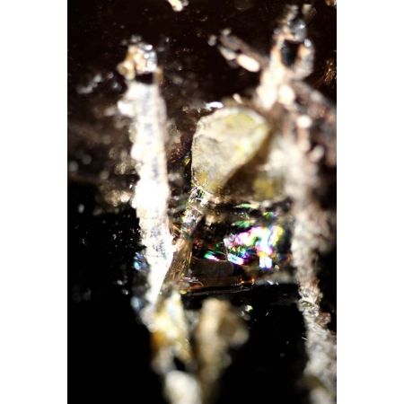 Morion-Rauchquarz+Rutil+Rainbow-Energiekristall