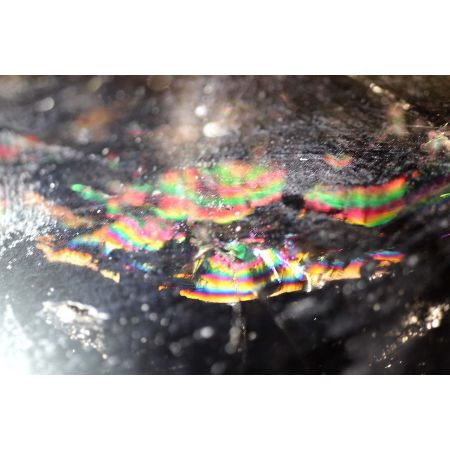 Morion-Rauchquarz+Rutil+Rainbow-Energiekristall