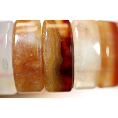 Karneolstreifen-Armband