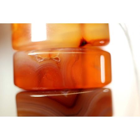 Karneolstreifen-Armband