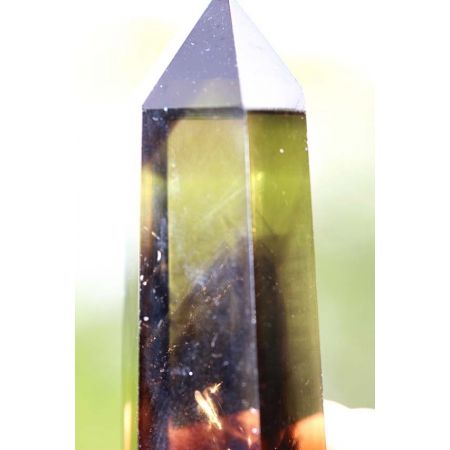 Grünes Gold+Rauchfächerphantome-Energiekristall(male)
