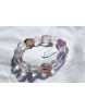 Bergkristall-/Ametrin-Energie-Kristall-Armband