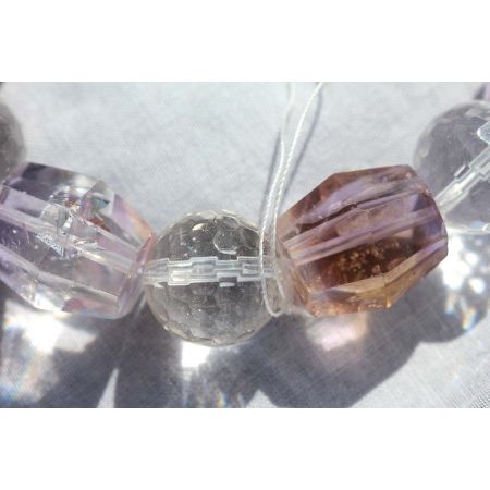 Bergkristall-/Ametrin-Energie-Kristall-Armband