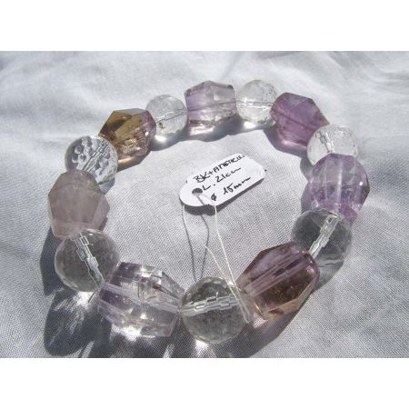 Bergkristall-/Ametrin-Energie-Kristall-Armband