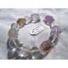 Bergkristall-/Ametrin-Energie-Kristall-Armband