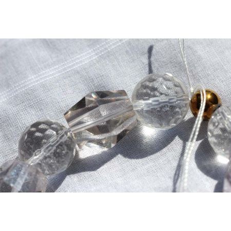 Bergkristall-/Ametrin-Energie-Kristall-Armband