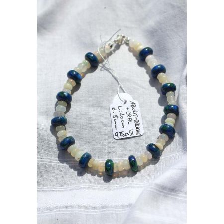 Azur.-Malachit/Opal-Kristall-Armband