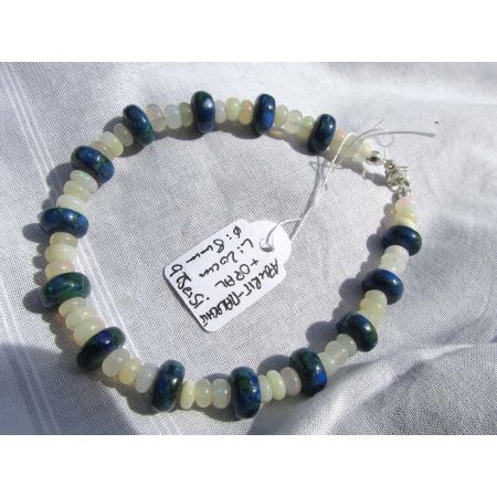 Azur.-Malachit/Opal-Kristall-Armband