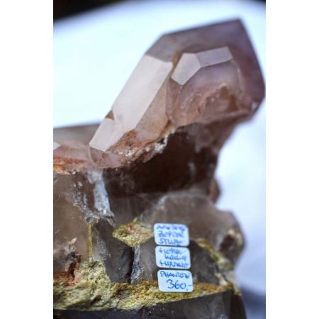 Amethyst-Zepter-Phantom-Energie-Kristallstufe