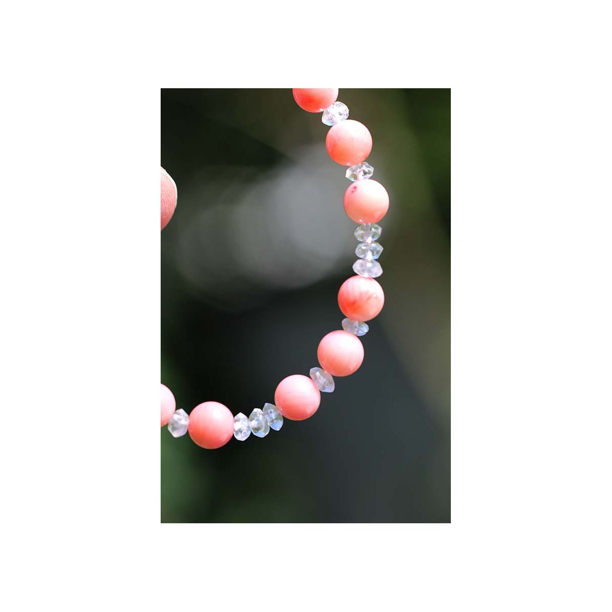 Amazonit-Energie-Kristall-Armband