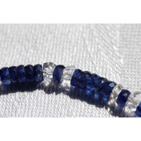 Blue - Saphire / Herkimer - Energie - Armband