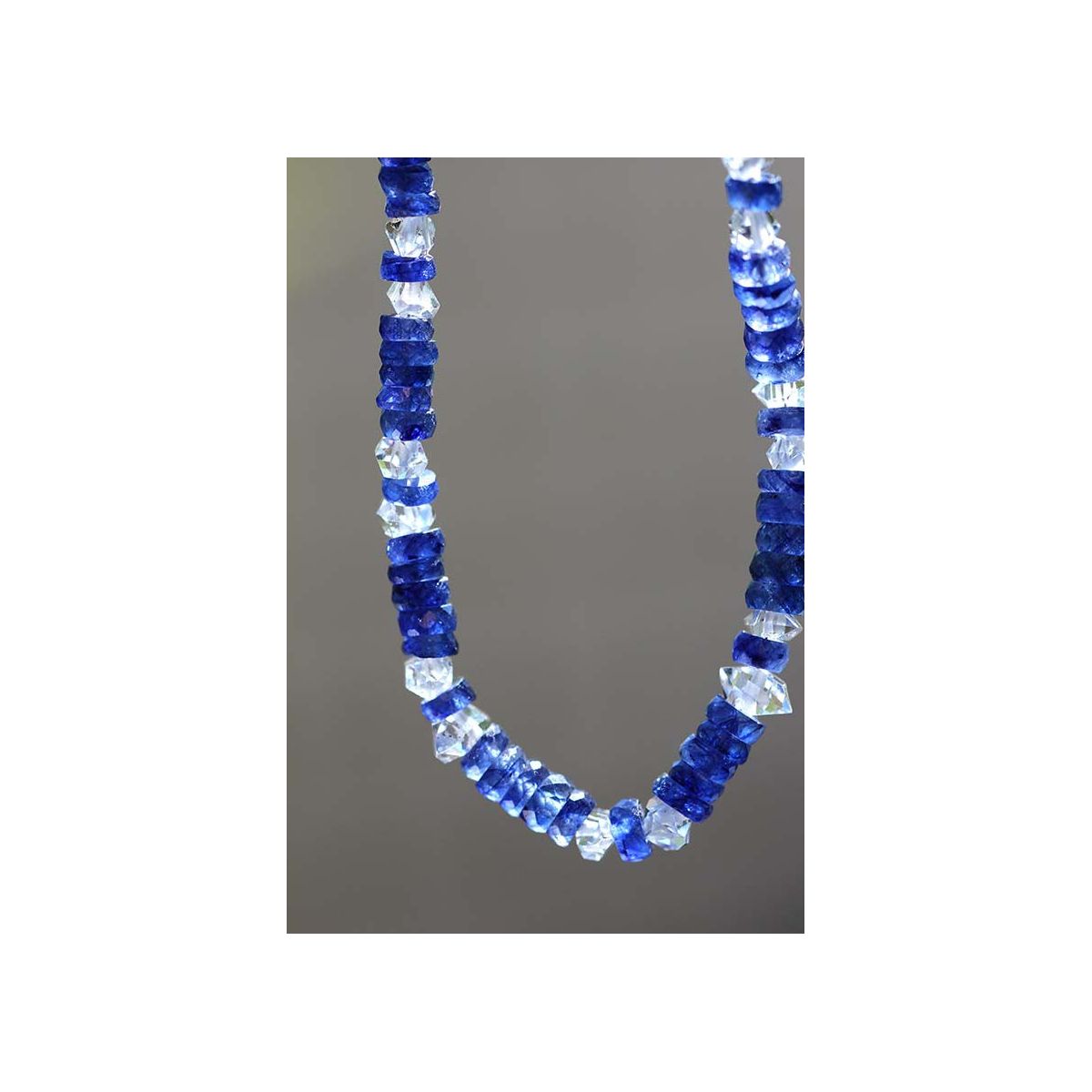 Blue - Saphire / Herkimer - Energie - Armband