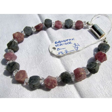 Rubin/Saphir/Herkimer-Energie Armband