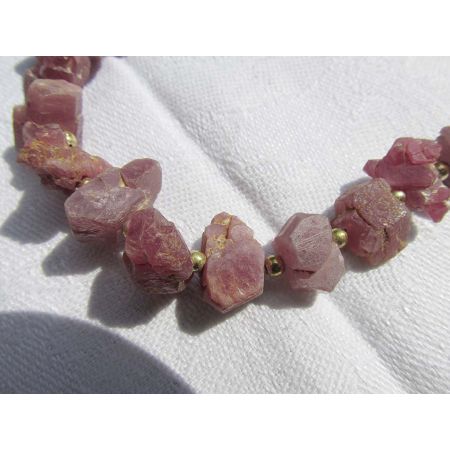 Rubinaggregate-Energie Armband