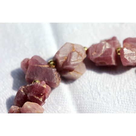 Rubinaggregate-Energie Armband