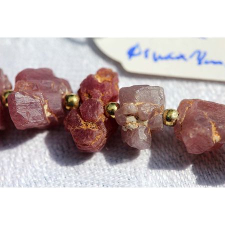 Rubinaggregate-Energie Armband