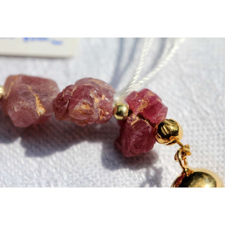 Rubinaggregate-Energie Armband