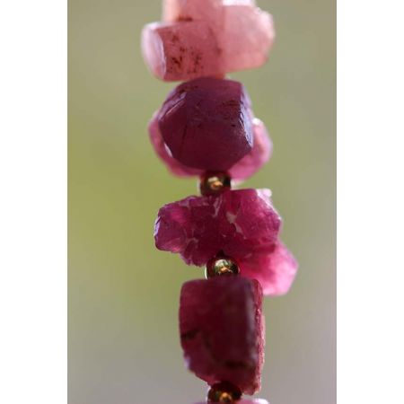 Rubinaggregate-Energie Armband