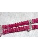 Herkimer Diamanten + Pink Saphir - Energiearmband