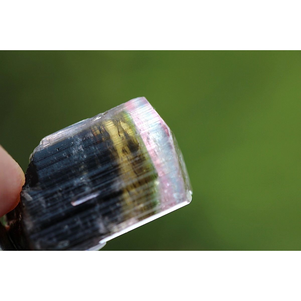 Turmalin, 3-farbig - Anhänger 