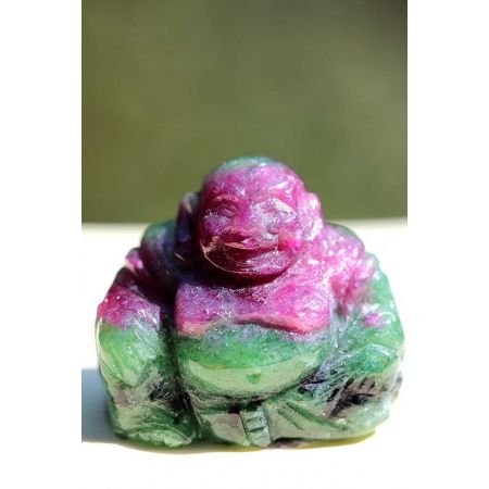 Mini-Rubin/Zoisit-Lucky Buddha-Gravur