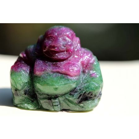Mini-Rubin/Zoisit-Lucky Buddha-Gravur