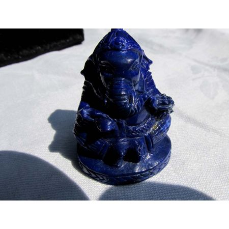 Lapis Lazuli-Ganesha-Gravur