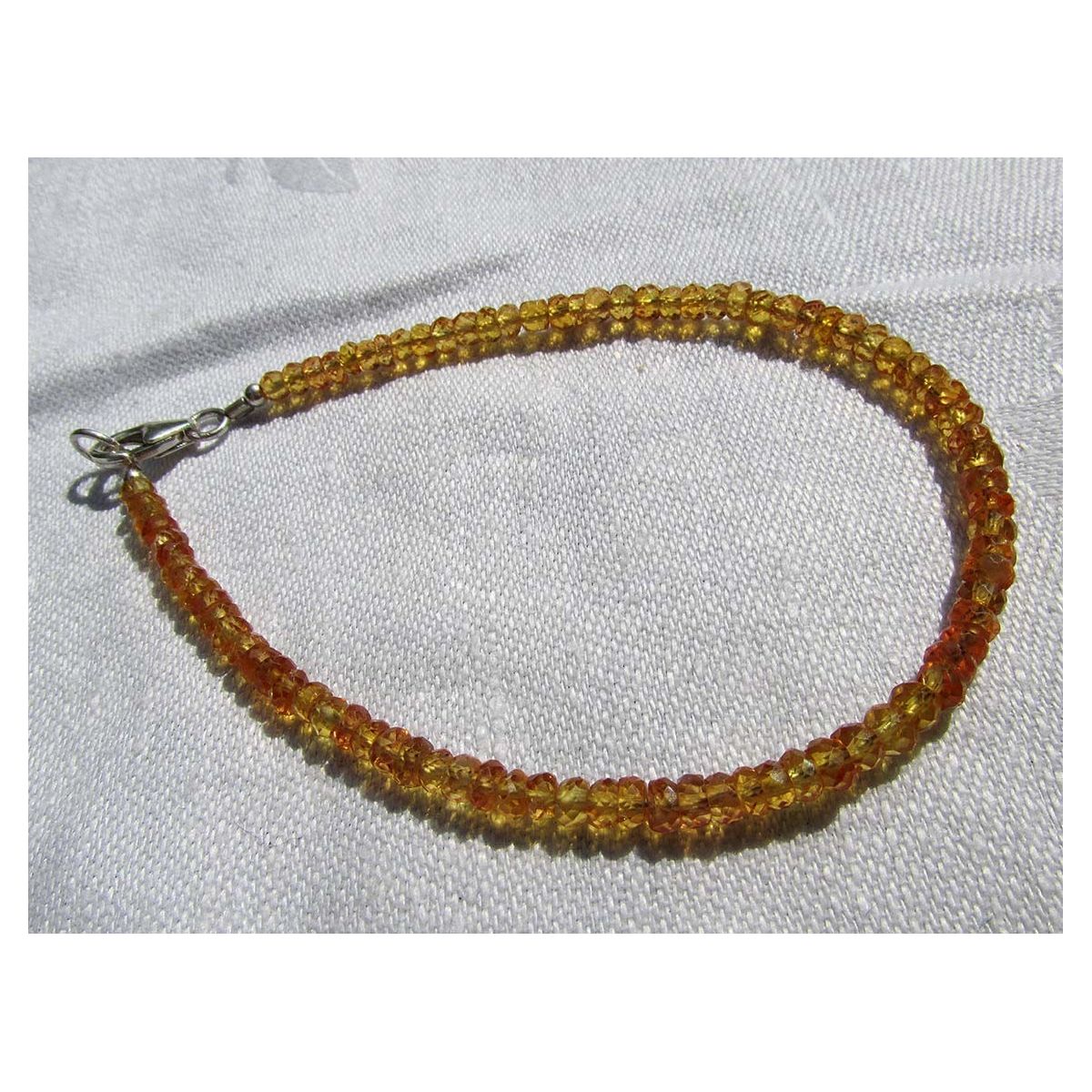 Gelbes Saphir-Energiearmband