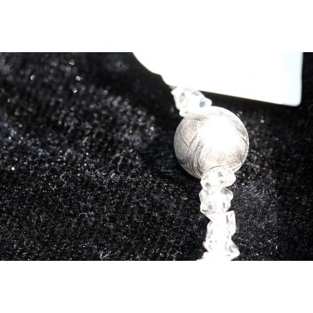 Herkimer + Meteoritkugel- Energiearmband