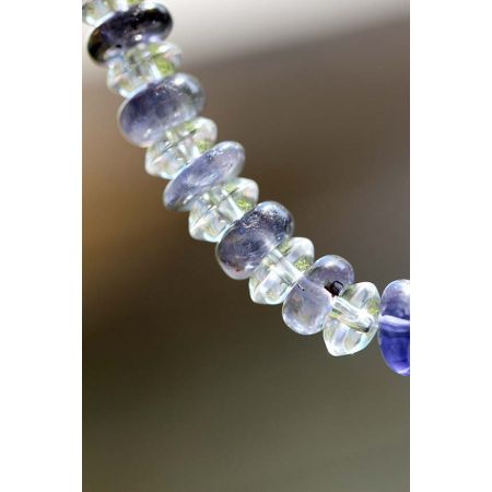 Iolith - Bergkristall Energiearmband