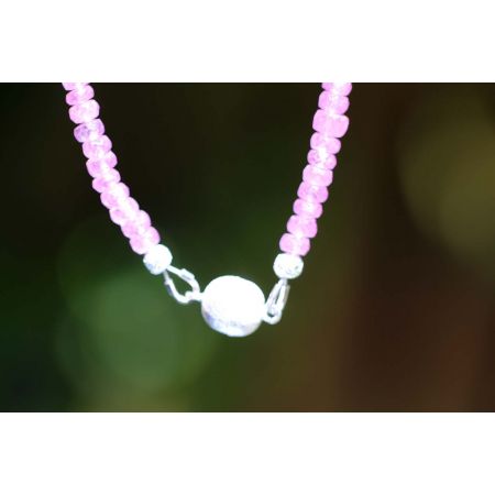 Saphir, pink - Energiearmband