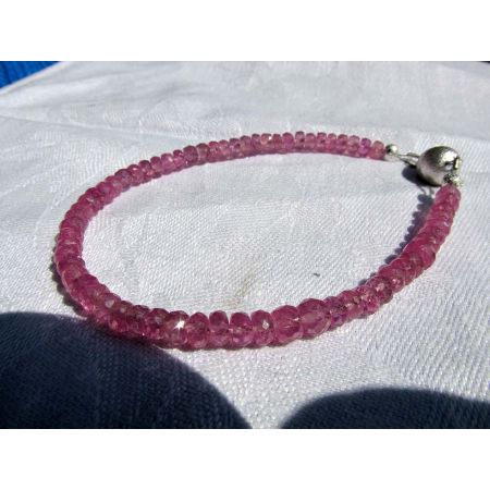 Saphir, pink - Energiearmband