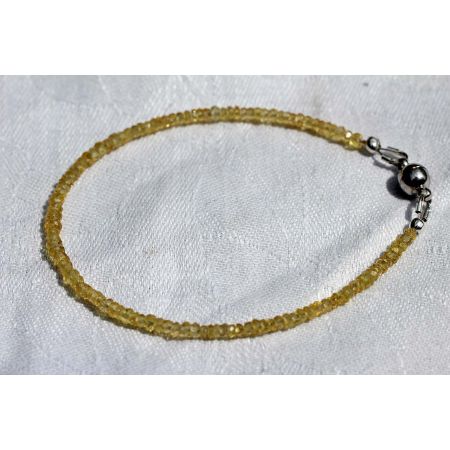 Saphir, gelb - Energiearmband