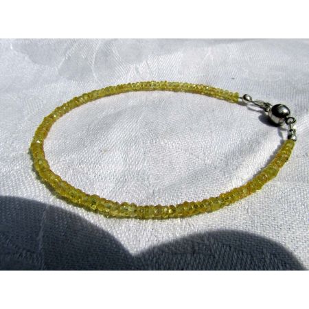 Saphir, gelb - Energiearmband