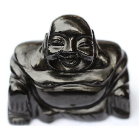 Aventurin, schwarz - Lucky Buddha