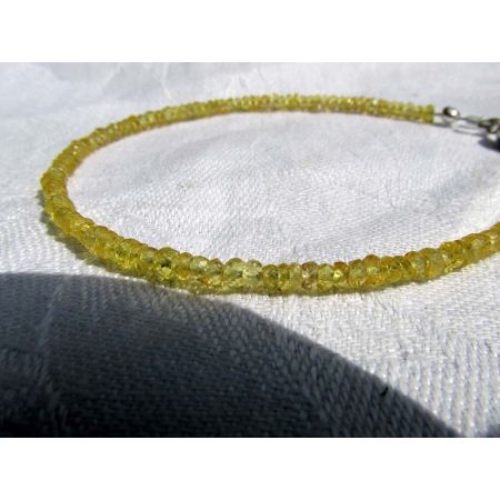 Saphir, gelb - Energiearmband