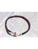 Pink Saphire + schwarze Spinelle Energiearmband