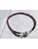 Pink Saphire + schwarze Spinelle Energiearmband