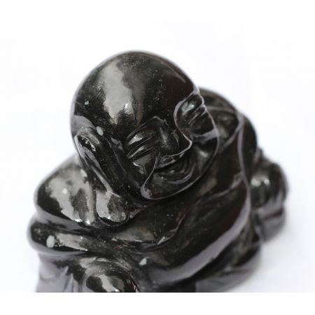 Schneeflocken-Obsidian - Lucky Buddha