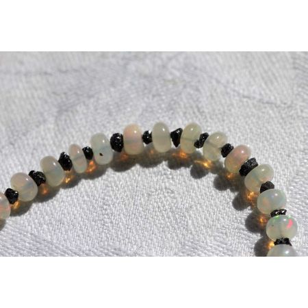 Schwarze Diamanten+WELO - Energiearmband