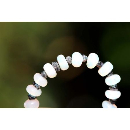 Schwarze Diamanten+WELO - Energiearmband