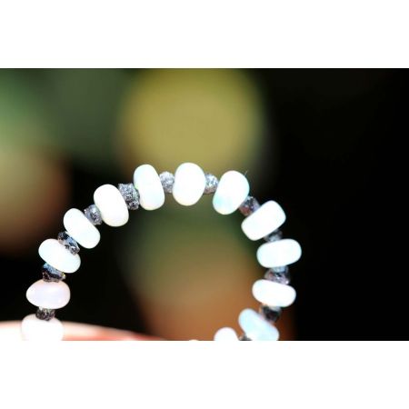 Schwarze Diamanten+WELO - Energiearmband