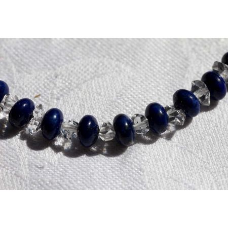 Herkimer+Lapis Energiearmband, powerful healer