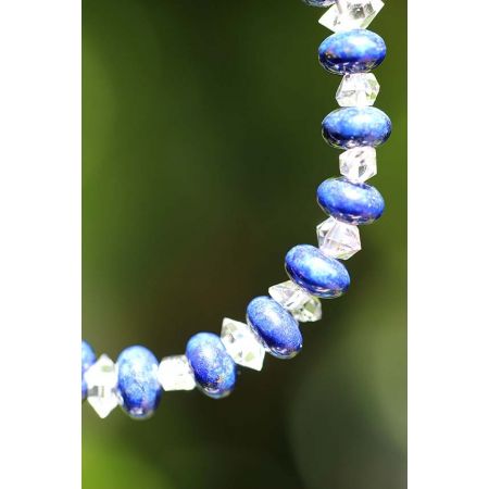 Herkimer+Lapis Energiearmband, powerful healer