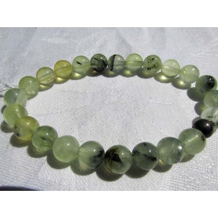 Prehnit + Epidot Energiearmband
