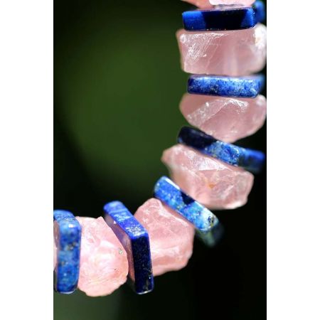 ROSA-Quarz-Energiearmband