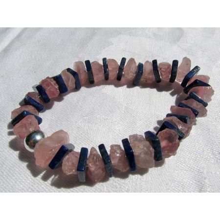 ROSA-Quarz-Energiearmband