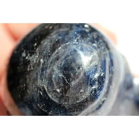 Saphir, blau-Energie-Schädel