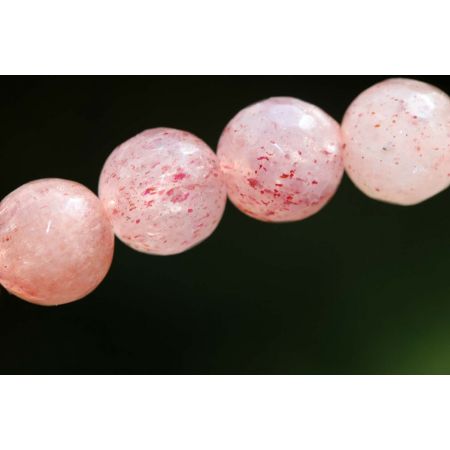 Erdbeerquarz - Energiearmband