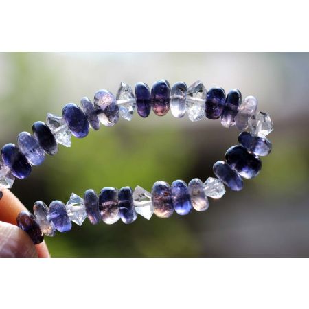 Iolith - Herkimer Energiearmband